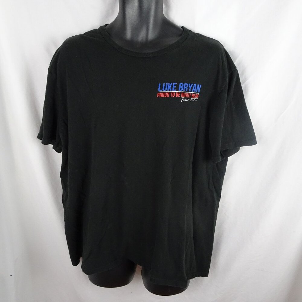 District Luke Bryan Proud to Be Right Here Tour 2021 Shirt Size 2XL